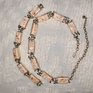 Vintage Tiled Necklace & Bracelet